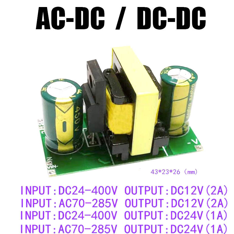 Dc Power Supply Variable - 36W 24V AC/DC To DC Buck