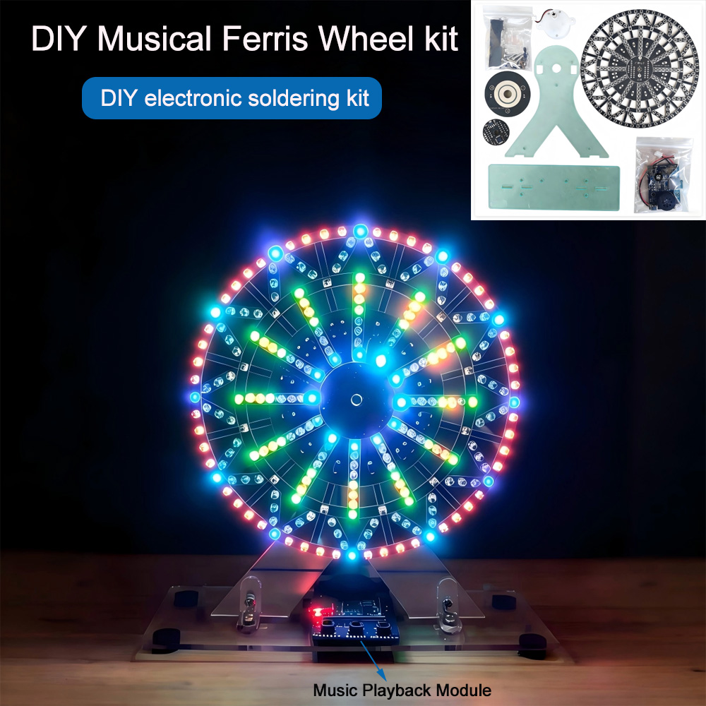 Diy Electronics Project Kit - Diy electronic kits LED-Lit Musical Ferris