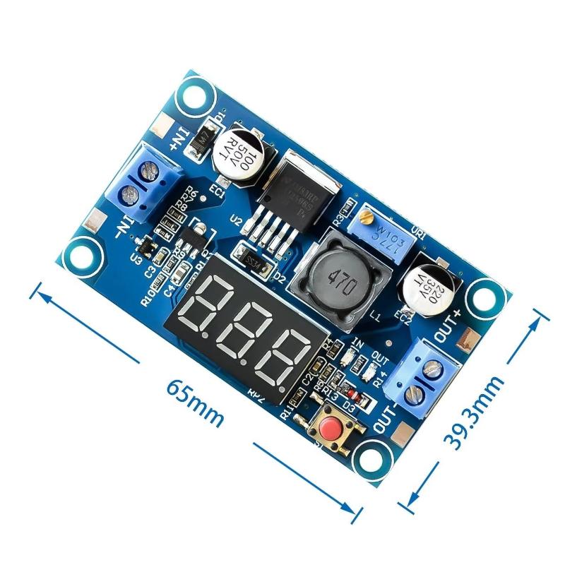 Useful Diy Electronics - LM2596 Power Supply Module With Display