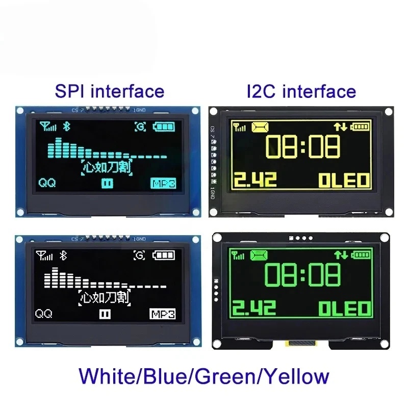 2.42 Inch 2.42 OLED Display Mo - đánh giá và giá I2C Lcd Display