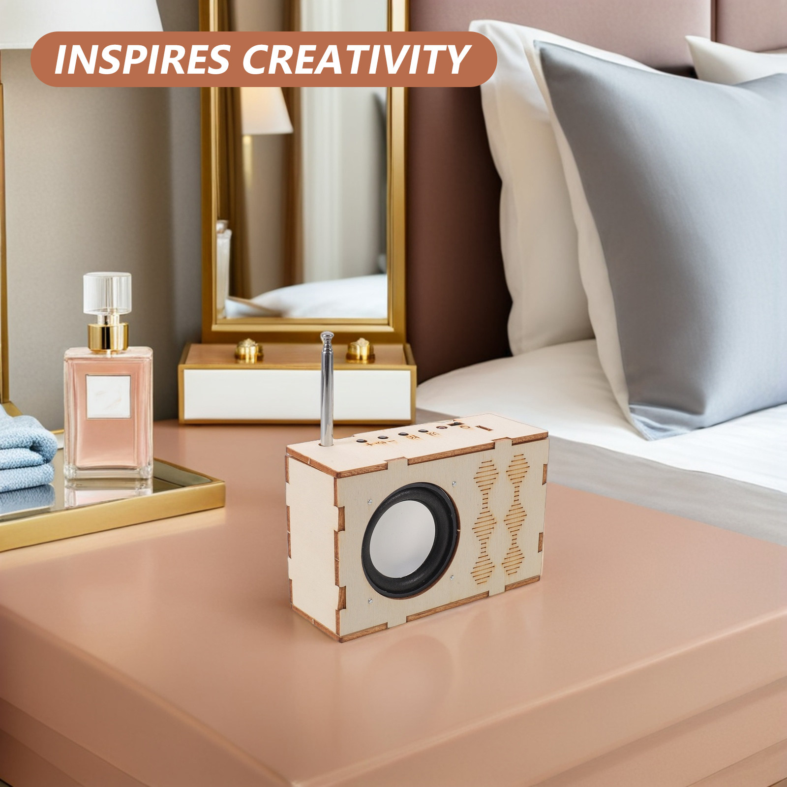 DIY Wooden Radio Assembly Stem - đánh giá và giá Diy Electronics Projects For Kids