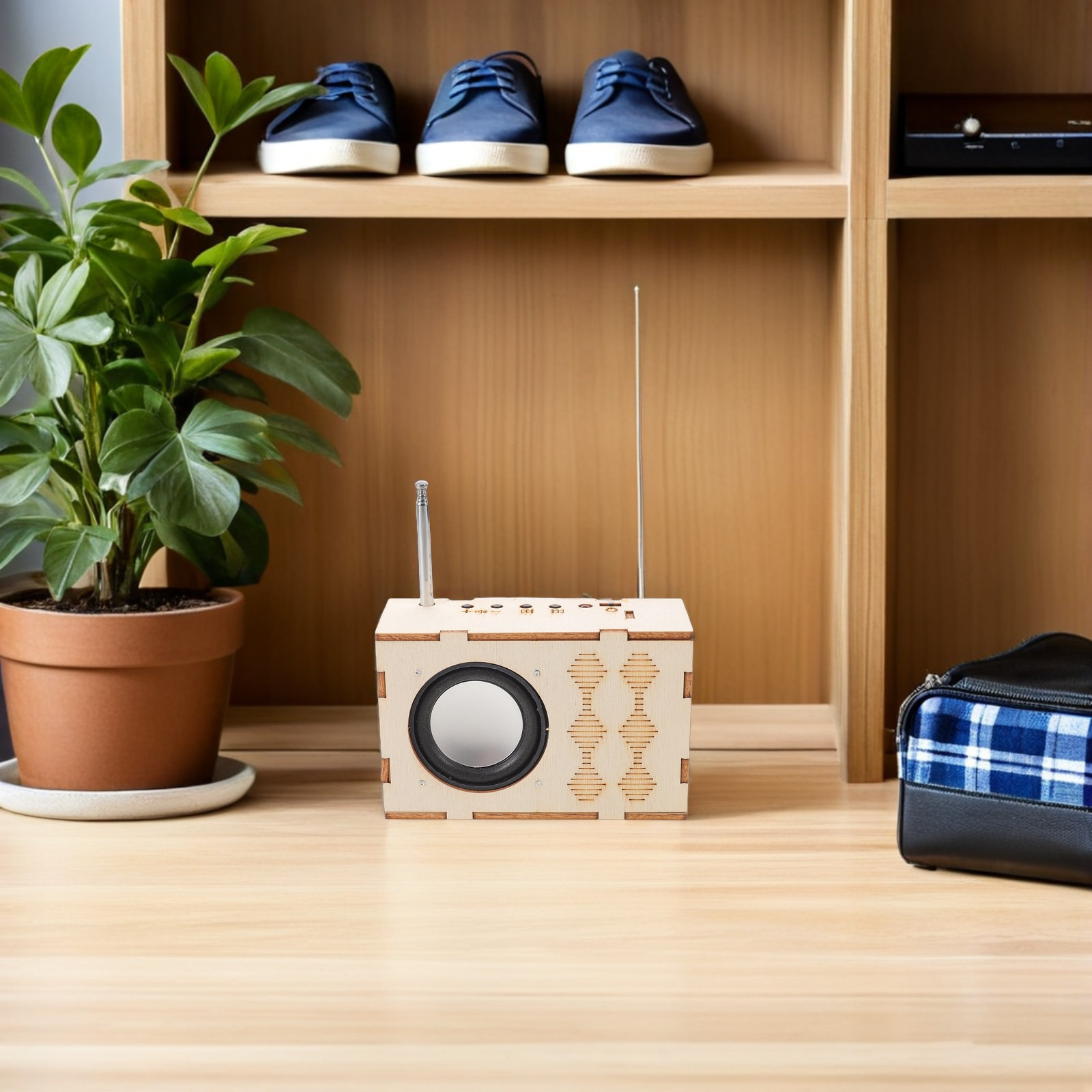 DIY Wooden Radio Assembly Stem - đánh giá và giá Diy Electronics Projects For Kids