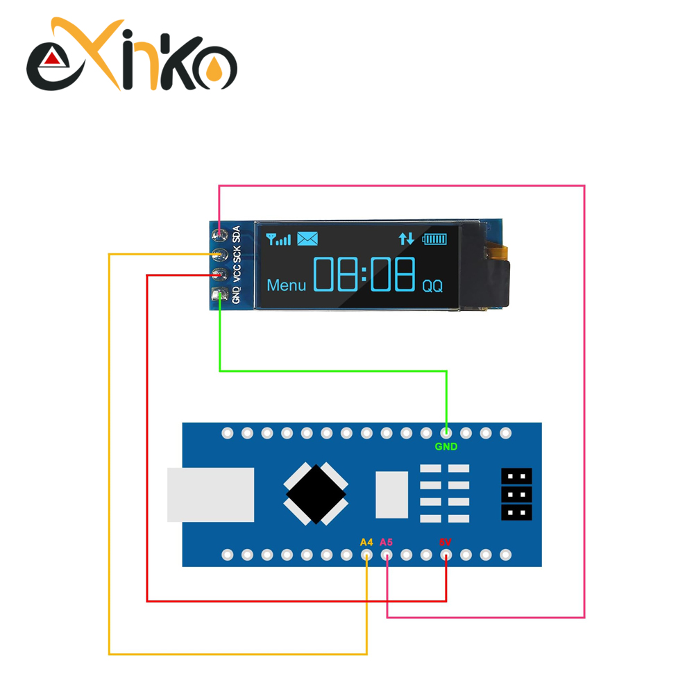 1-10pcs 0.91 inch OLED Display - đánh giá và giá I2C Lcd Display