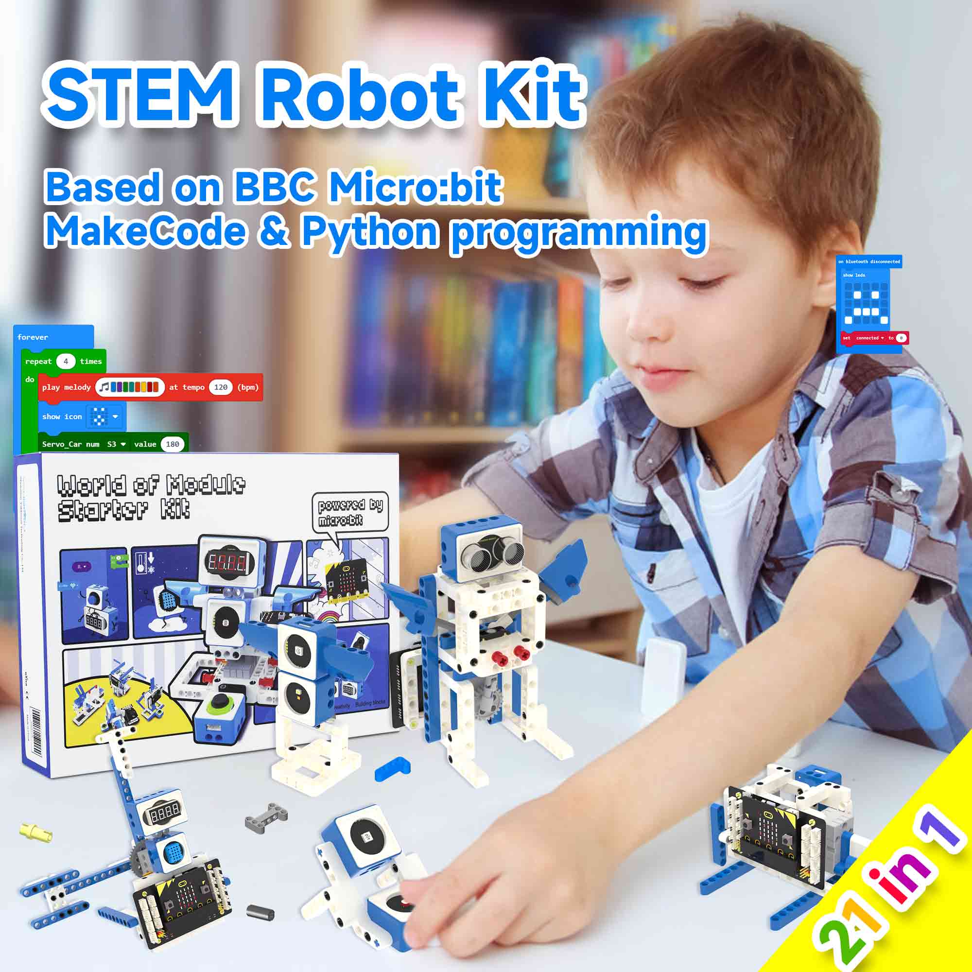 Microbit V2 Smart Robot Car Ki - đánh giá và giá Diy Electronics Projects For Kids