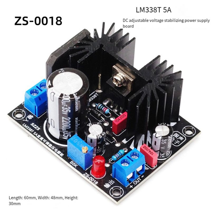 ABNR Adjustable Linear Regulat - đánh giá và giá Diy Electronics Filament