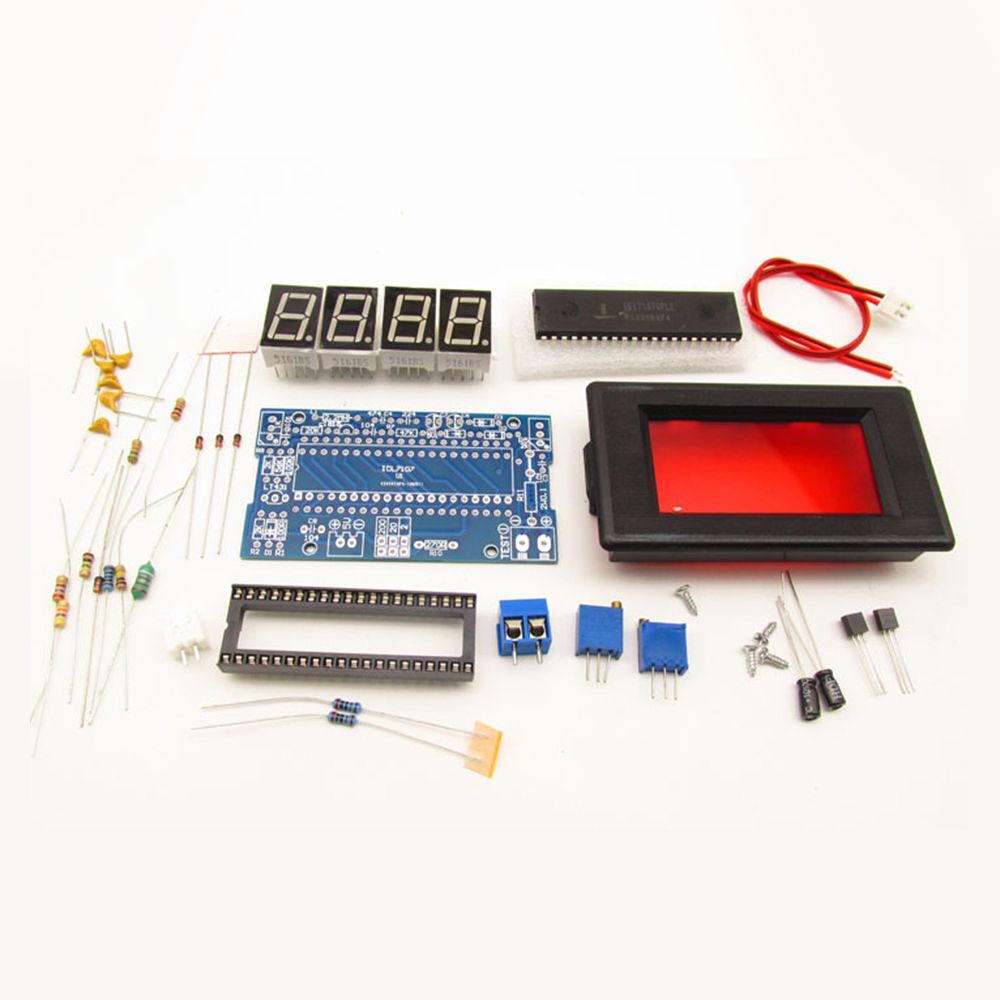 ICL7107 Voltmeter DIY Kit Part - đánh giá và giá Diy Electronics Project Kit