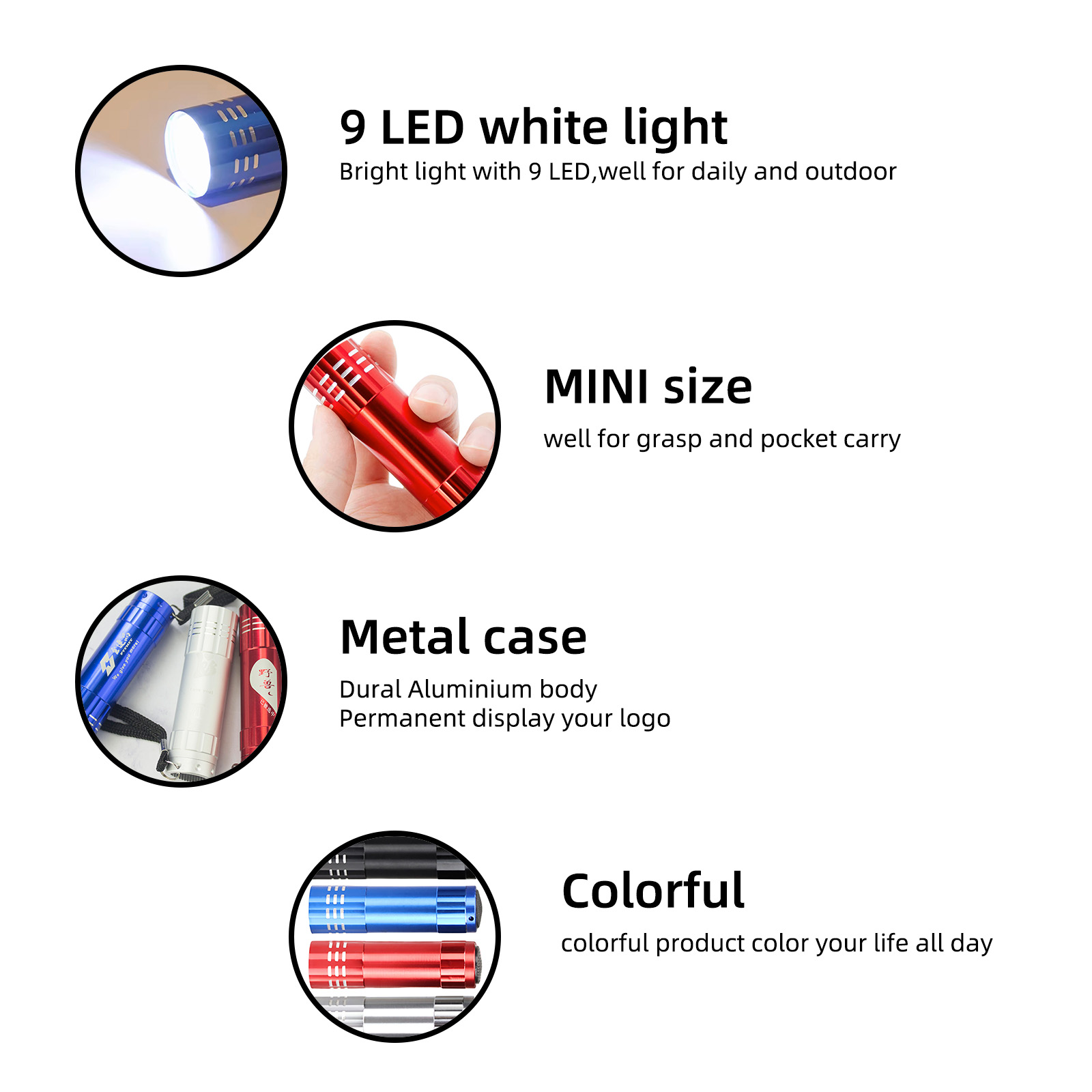 20pcs Customize Flashlight Log - đánh giá và giá Diy Halloween Electronics