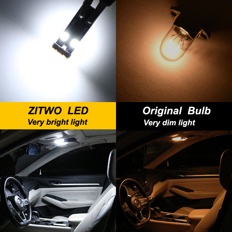 ZITWO 12Pcs No Error Interior  - đánh giá và giá Led Assortment Kit