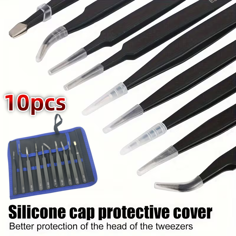 10Pcs ESD Anti‑Static Tweezers - đánh giá và giá Diy Electronics Set