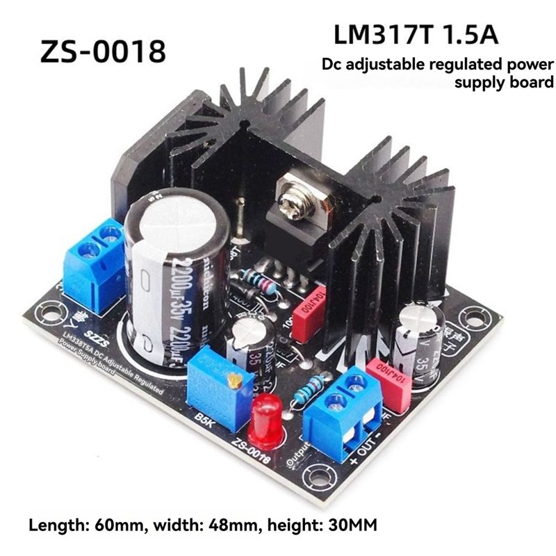 Adjustable Linear Regulated Po - đánh giá và giá Diy Electronics Filament