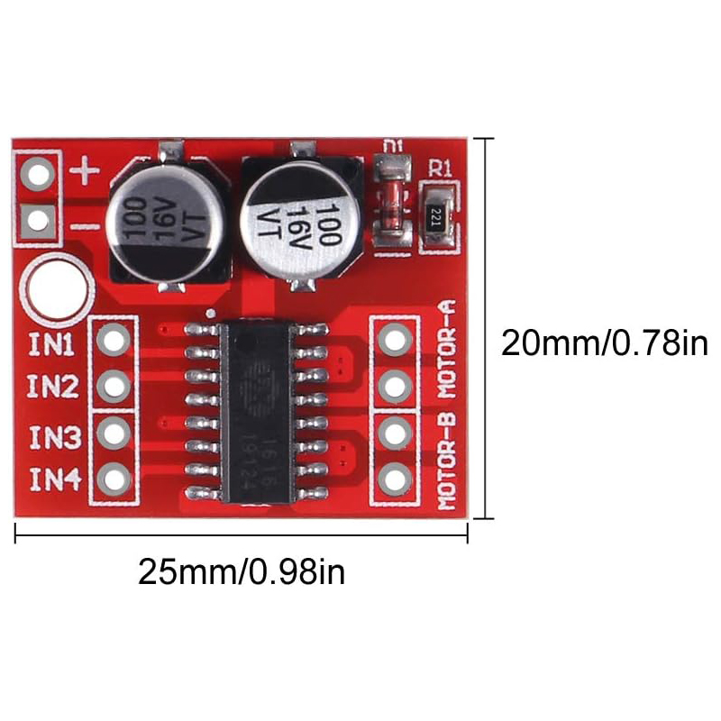 10PCS L298N Mini DC Motor Driv - đánh giá và giá L298N Motor Driver