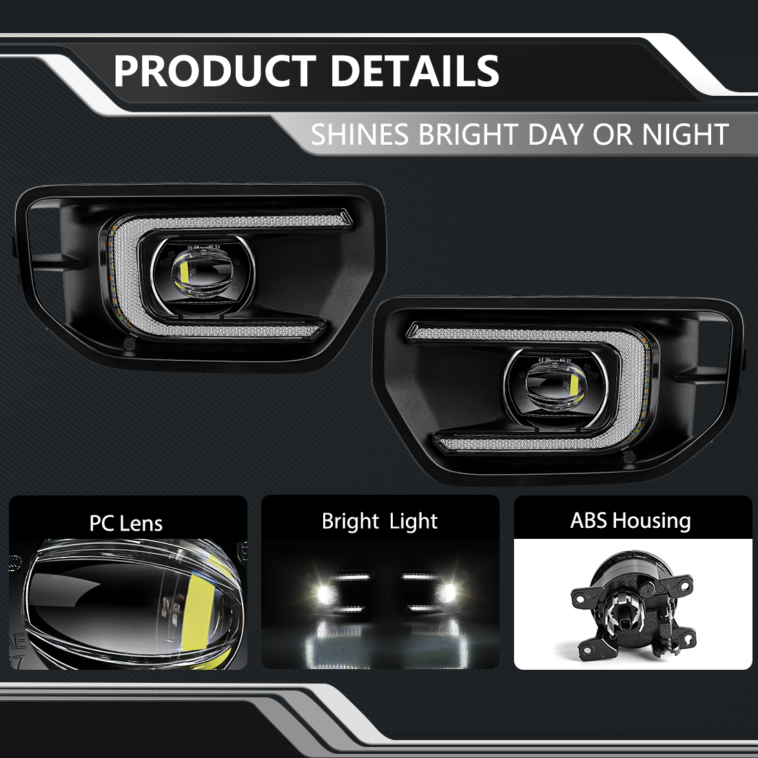 1 Set LED DRL Fog Lamp For For - đánh giá và giá Led Assortment Kit