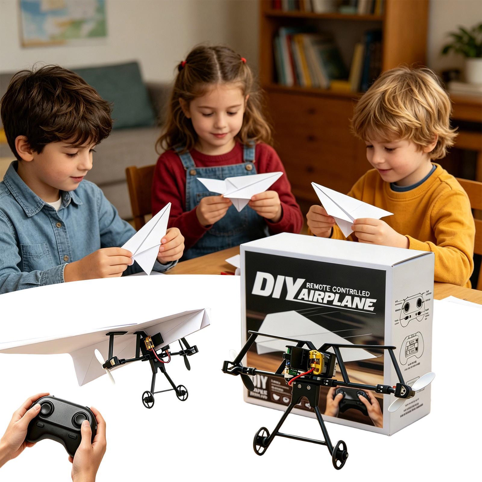 DIY RC Paper Airplane Kit Plan - đánh giá và giá Diy Electronics Kids