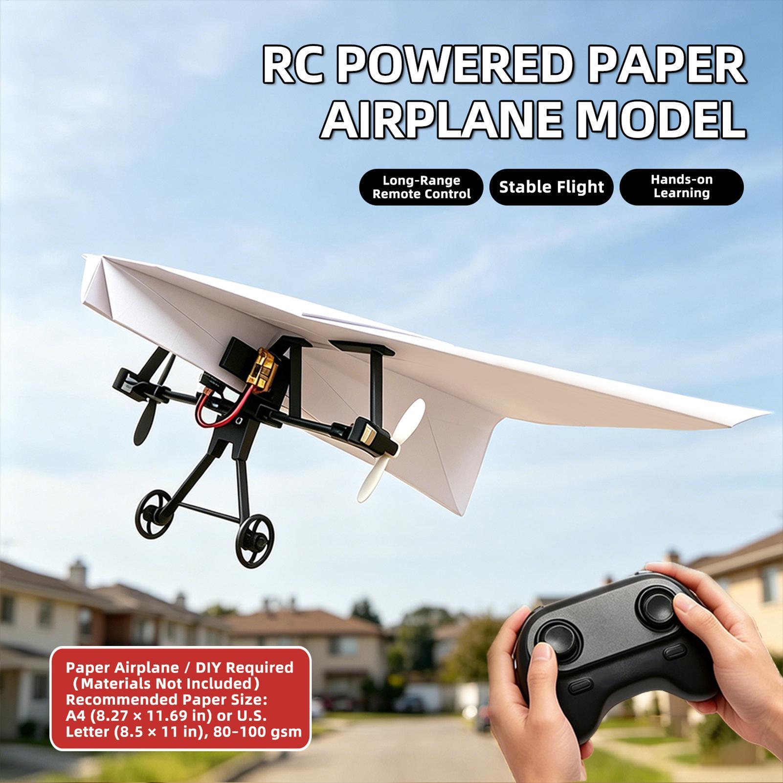DIY RC Paper Airplane Kit Plan - đánh giá và giá Diy Electronics Kids