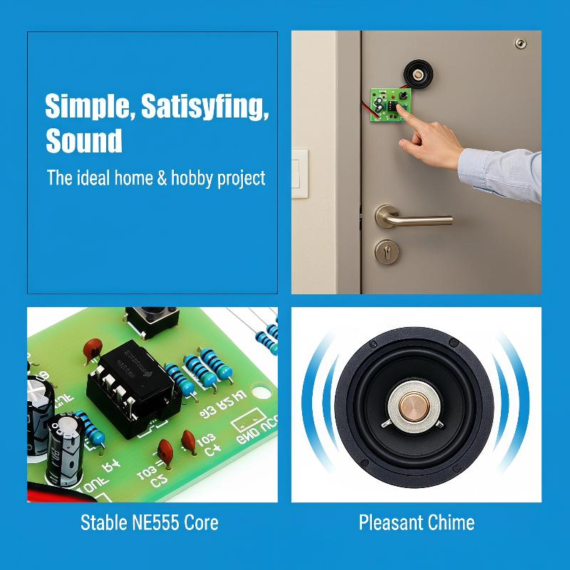 NE555 Doorbell DIY Soldering P - đánh giá và giá Useful Diy Electronics