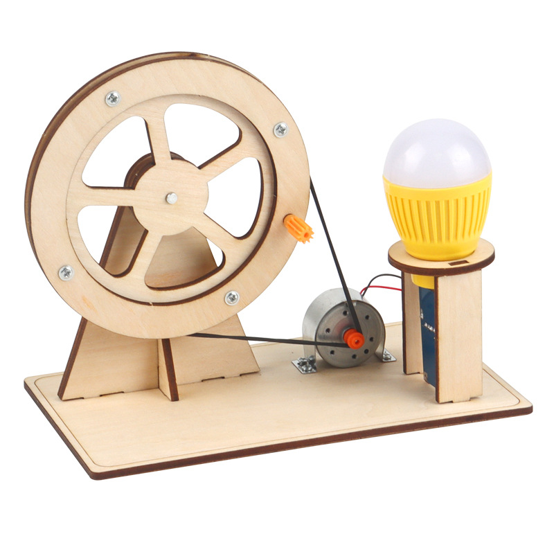 Wooden Hand Generator Kids Sci - đánh giá và giá Diy Electronics Kids