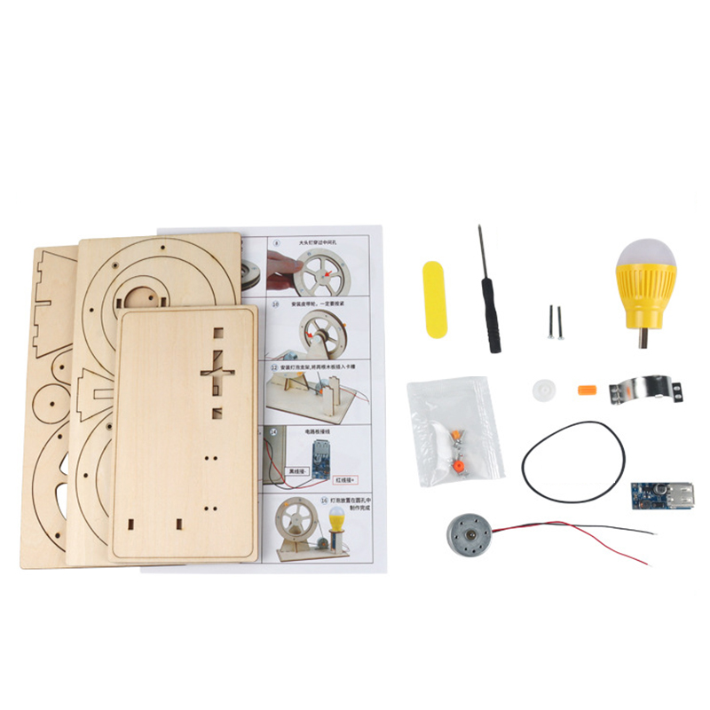 Wooden Hand Generator Kids Sci - đánh giá và giá Diy Electronics Kids