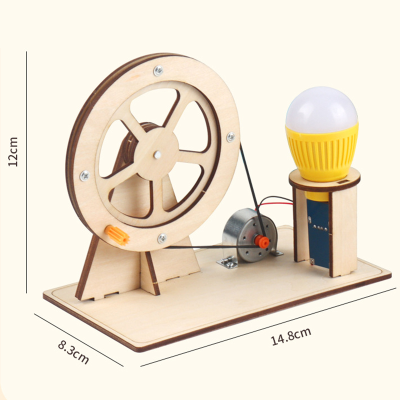 Wooden Hand Generator Kids Sci - đánh giá và giá Diy Electronics Kids