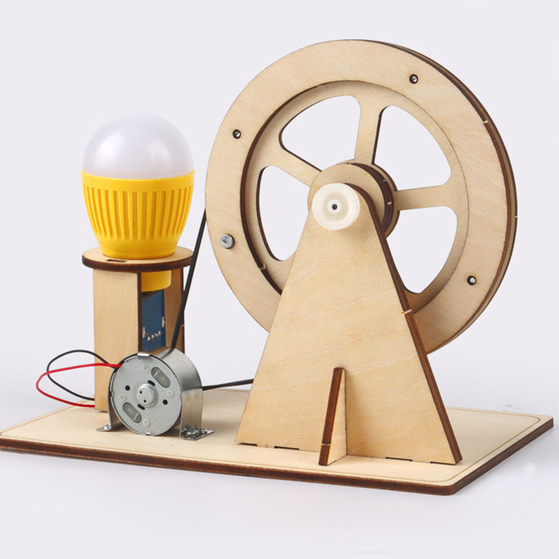 Wooden Hand Generator Kids Sci - đánh giá và giá Diy Electronics Kids