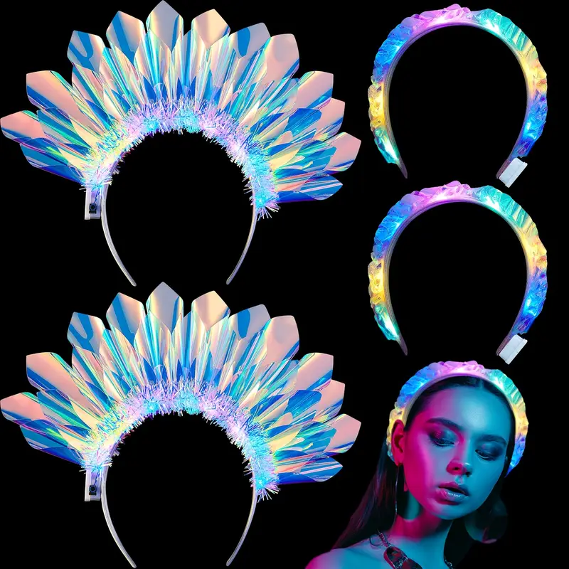 Glowing Laser Headband Light U - đánh giá và giá Diy Halloween Electronics