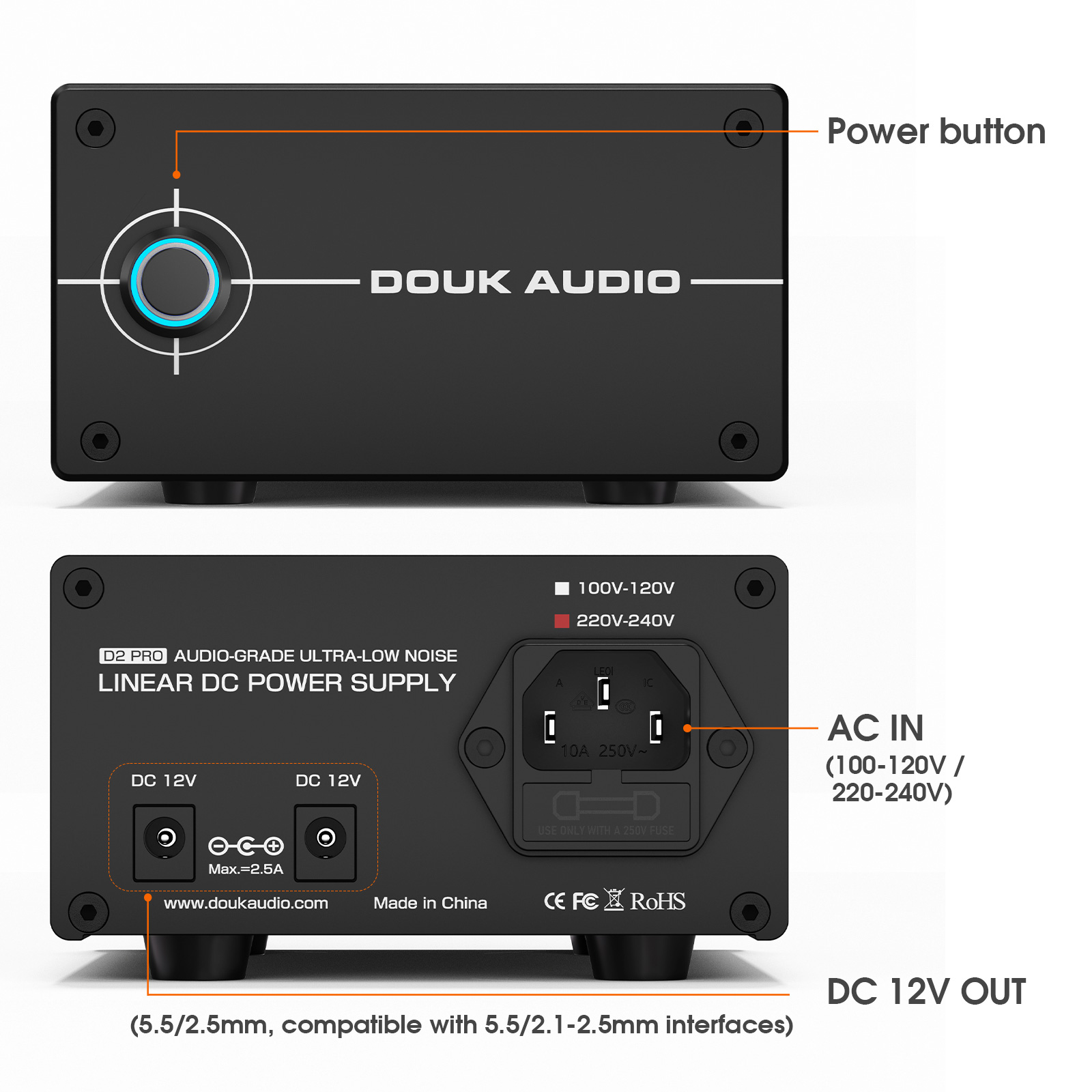Douk Audio DC 12V 35W Regulate - đánh giá và giá Dc Power Supply Variable