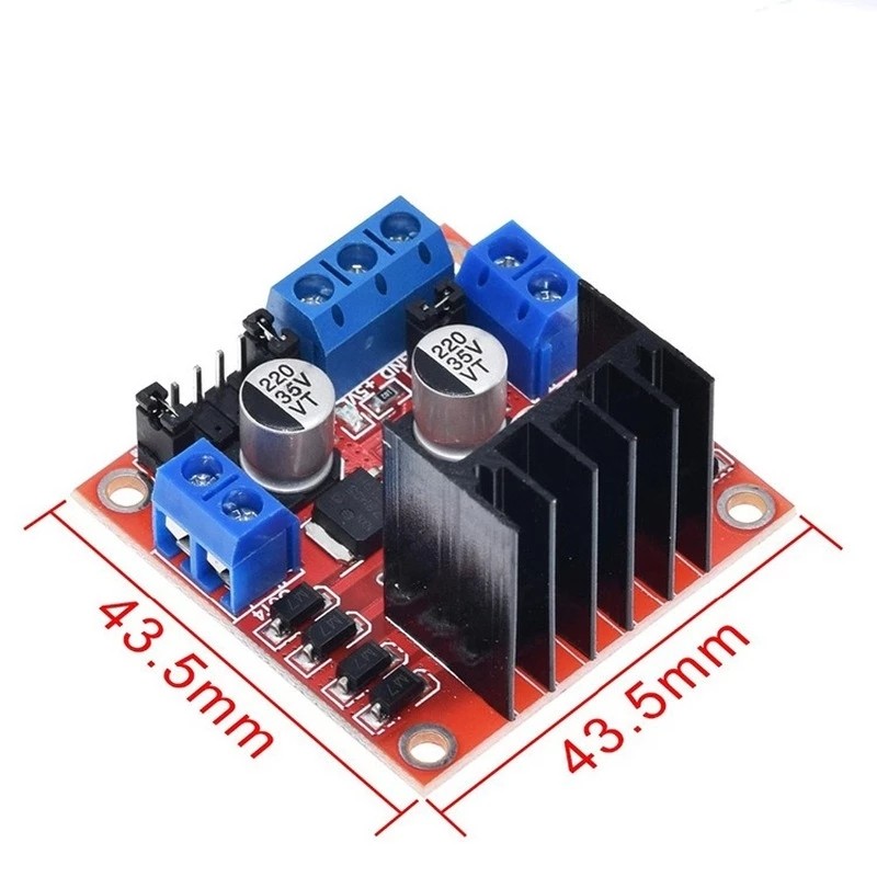 L298N Stepper Motor Driver Con - đánh giá và giá L298N Motor Driver