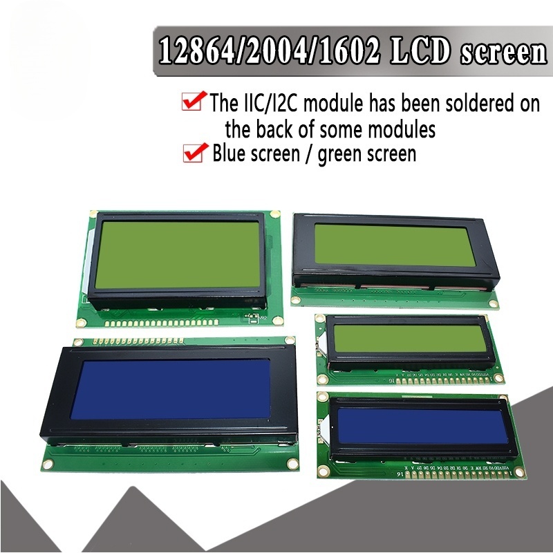 LCD 1602 2004 Module Blue Gree - đánh giá và giá I2C Lcd Display