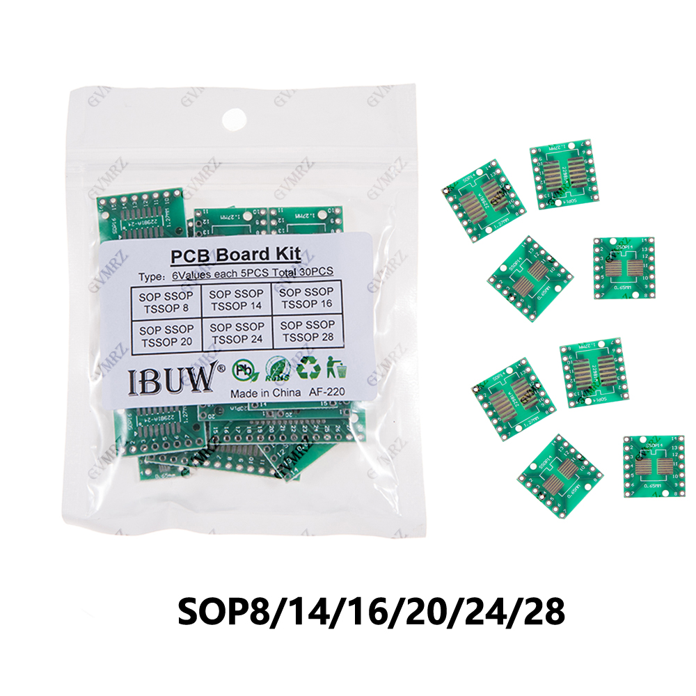 30PCS 6Values SOP SSOP TSSOP P - đánh giá và giá Diy Electronics Project Kit