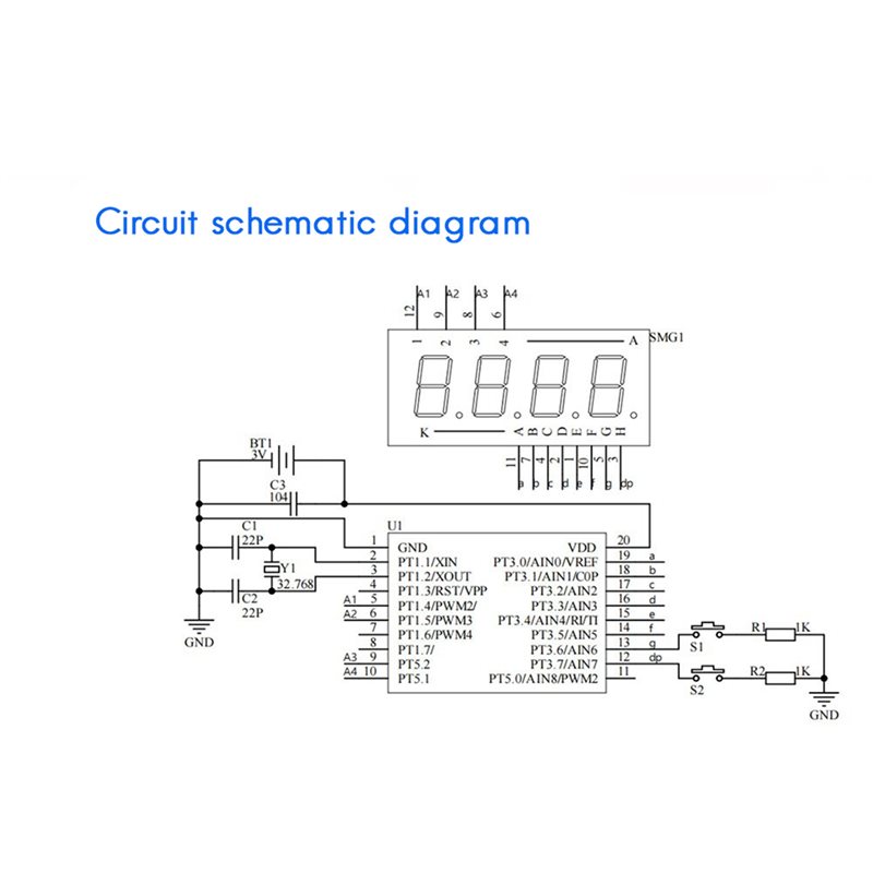 2X DIY Watch LED Watch Electro - đánh giá và giá Diy Electronics Project Kit
